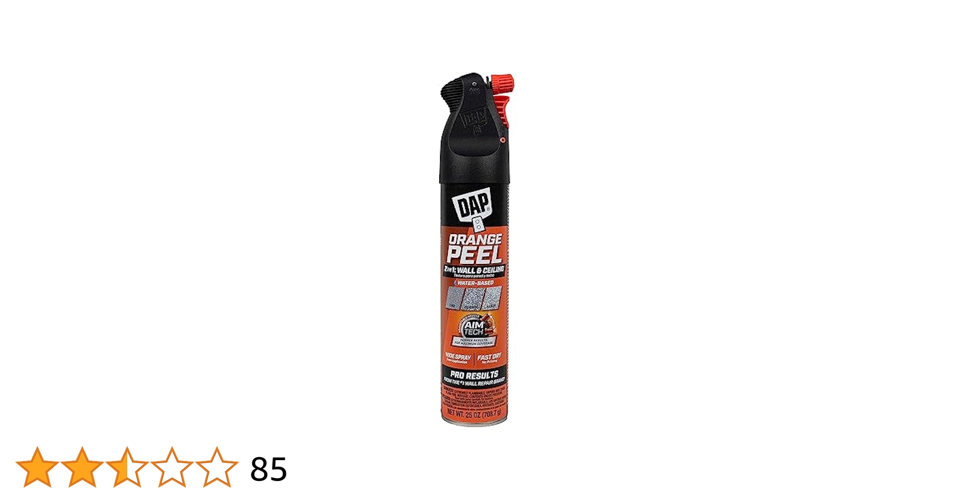 DAP Spray Texture Orange Peel Water Based 2n1 Wall & Ceiling